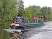 Used Stenson Narrowboat picture out cruising on the canal
